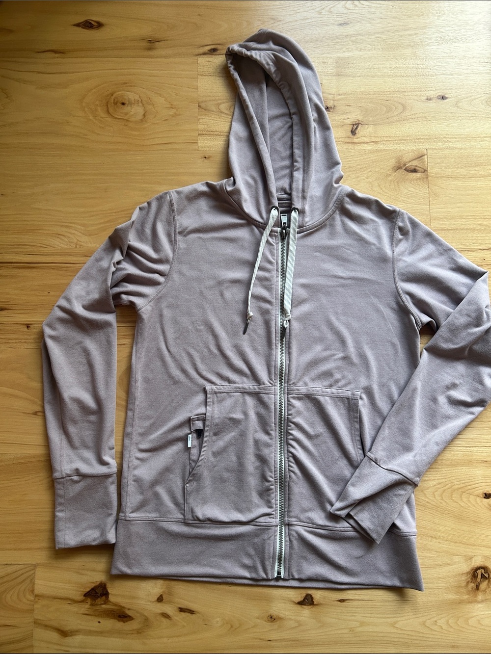Vuori Soft Mauve Zip Hoodie